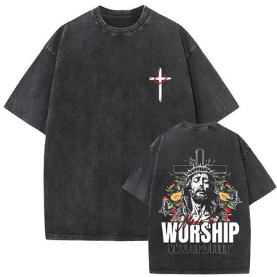 Jesus Forgive Them Father Vintage T-Shirt