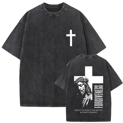 Jesus Forgive Them Father Vintage T-Shirt