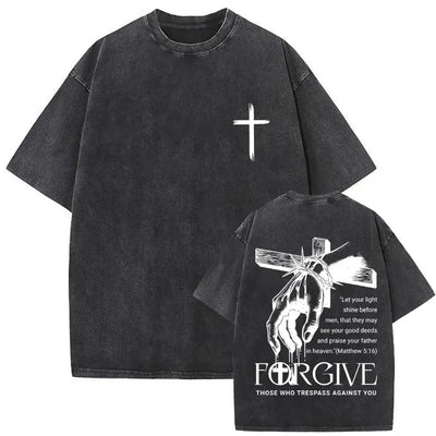 Jesus Forgive Them Father Vintage T-Shirt