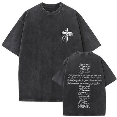 Jesus Forgive Them Father Vintage T-Shirt