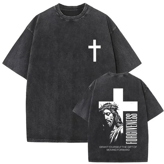 Jesus Forgive Them Father Vintage T-Shirt